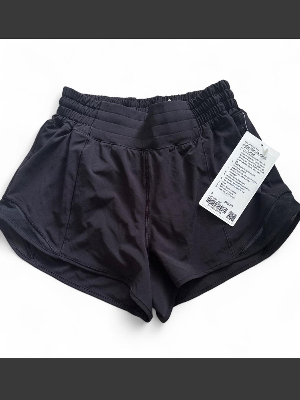 lululemon athletica Black High-Rise Athletic Shorts